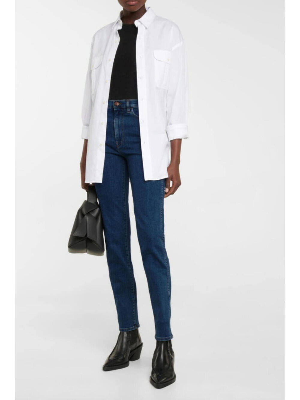 3X1 Straight Authentic Crop High Rise Jeans, Size 29, $275 NWT #2455